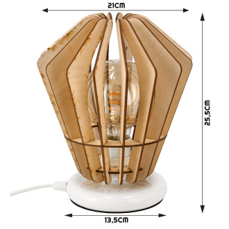 Stolová LED lampa 1xE27 LUCA06