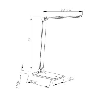 LED stolná lampa 5W - AMSTERDAM