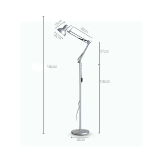 LED stojacia lampa E27 185cm - BERLIN