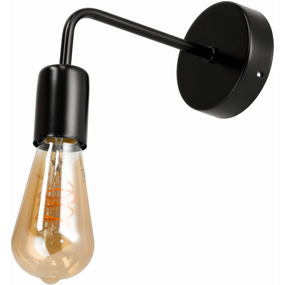 Nástenné svietidlo LED LOFT E27 BLACK