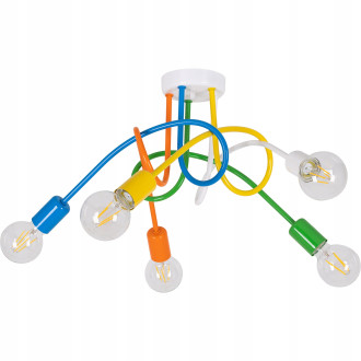 Stropné závesné svietidlo LOFT LM0003 5xE27 - farebné