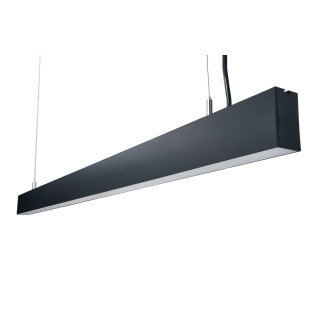 LED ZÁVESNÉ svietidlo BRG5371 - 40W - 120cm - 3200Lm - čierne