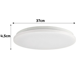 LED stropné svietidlo - 24W - IP44 - neutrálna biela