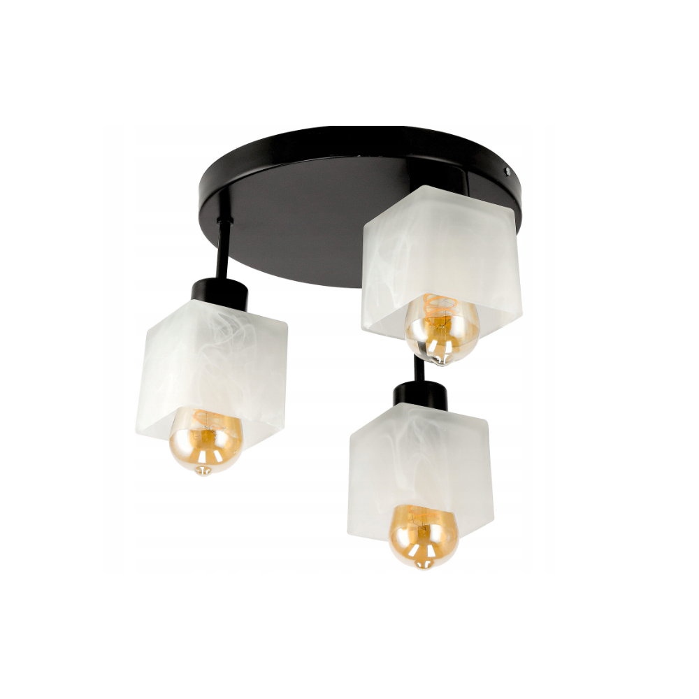 LED stropné okrúhle svietidlo 3xE27 CUSTOM WHITE