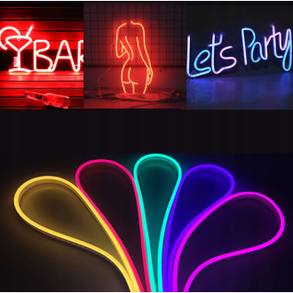 LED pásik 12V vodotesný 1m NEON - zelená