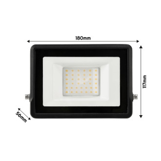 LED reflektor MASTER - 30W - IP65 - neutrálna biela