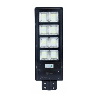 Pouličná LED solárna lampa Lantern ID298 360W + držiak a diaľkové ovládanie