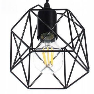 Svietidlo LAMPA LOFT BRYLANT 3xE27 black