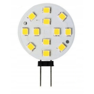 LED žiarovka G4 - 3W - 270 lm - SMD tanierik - studená biela