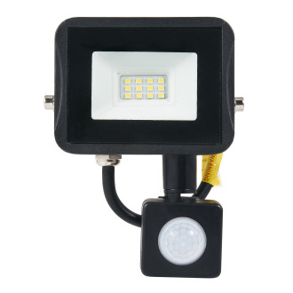 LED reflektor IVO so snímačom PIR - 10W - IP65 - 850Lm - teplá biela - 3000K