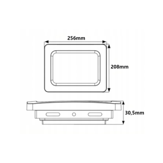 LED reflektor IVO-2 100W - neutrálna biela