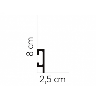 Dekoratívna lišta 7111 pre LED pásky