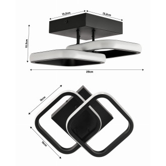 LED stropné svietidlo UTAH 27W