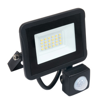 LED reflektor IVO so snímačom PIR - 20W - IP65 - 1700Lm - teplá biela - 3000K