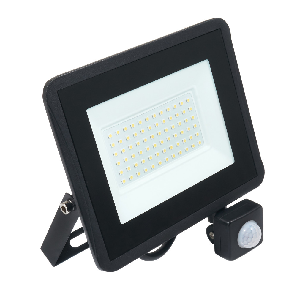 LED reflektor IVO so snímačom PIR - 50W - IP65 - 4250Lm - neutrálna biela - 4500K