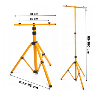 Sada statív + 2x100W halogén + 5m kábel - neutrálna biela