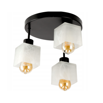 LED stropné okrúhle svietidlo 3xE27 CUSTOM WHITE