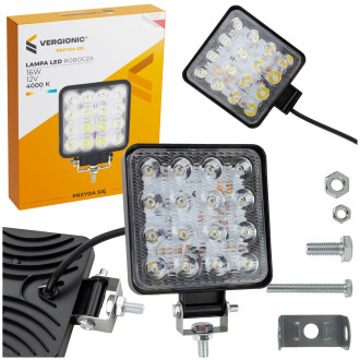 LED pracovná lampa 12V 16W