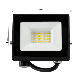 LED reflektor 20W - 2v1 - PIR - neutrálna biela