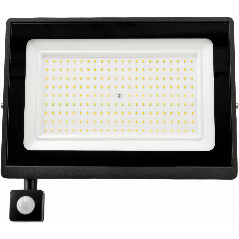 LED reflektor 150W PIR - neutrálna biela