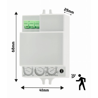 Mikrovlnný pohybový senzor 180 ° / 360 ° - 300W