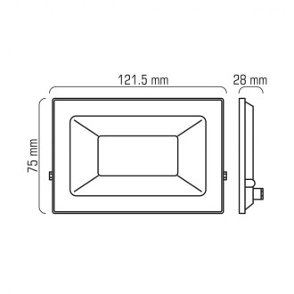 LED reflektor 20W IP65 NW