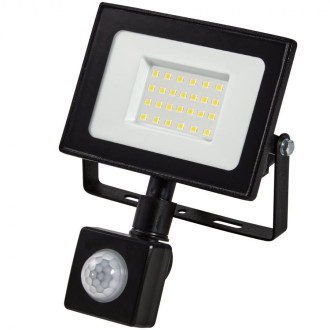 20W LED reflektor + PIR IP44 NW