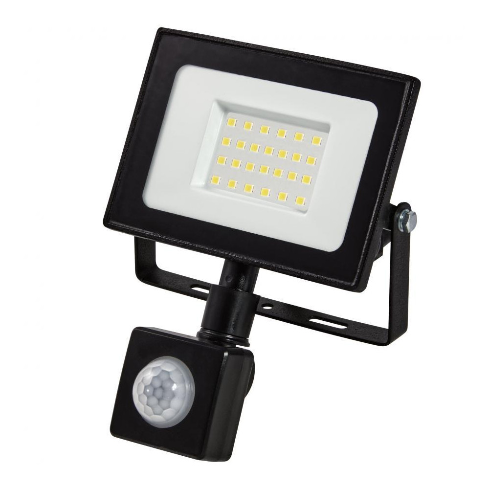 20W LED reflektor + PIR IP44 NW