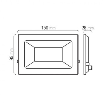 LED reflektor 30W IP65 NW