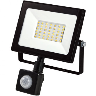 30W LED reflektor + PIR IP44 NW