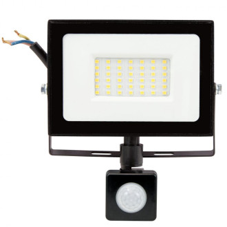 30W LED reflektor + PIR IP44 NW