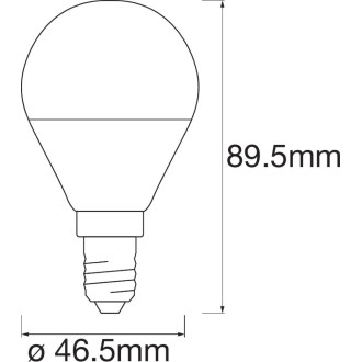 LED žiarovka E14 P45 5W 470lm CCT LEDVANCE SMART+ WiFi Stmievateľná