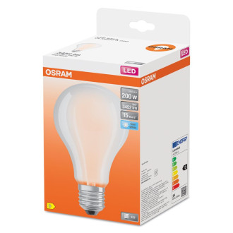 LED žiarovka E27 A60 24W  200W 3452lm 4000K Neutrálne 300° vlákno OSRAM STAR