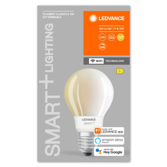 LED žiarovka E27 A67 11W  100W 2700K Warm 1521lm 300° Filament LEDVANCE SMART+ WIFI Dimmable