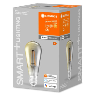 LED žiarovka E27 ST64 6W  44W 2500K Warm 540lm 300° Filament LEDVANCE SMART+ WIFI Dimmable