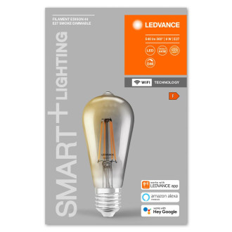 LED žiarovka E27 ST64 6W  44W 2500K Warm 540lm 300° Filament LEDVANCE SMART+ WIFI Dimmable