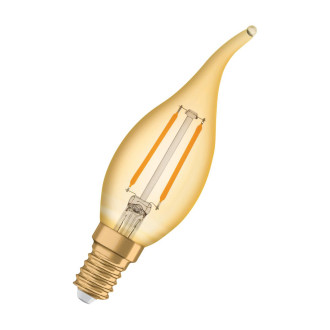 LED žiarovka E14 BA35 1,5W  12W 120lm 2400K Warm 300° Filament OSRAM Vintage 1906