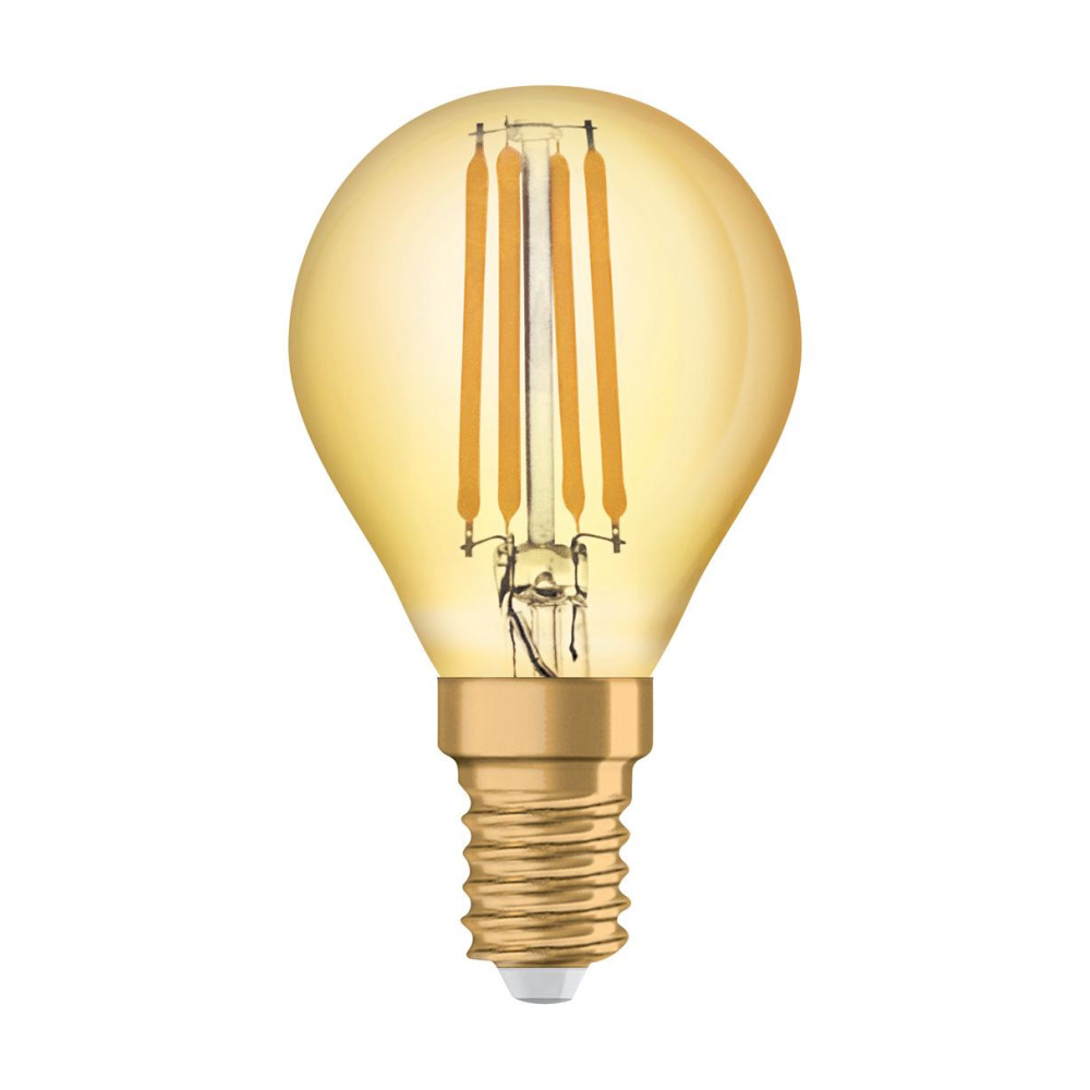 LED žiarovka E14 P40 4W  35W 410lm 2400K Warm 300° Filament OSRAM Vintage 1906