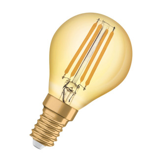 LED žiarovka E14 P40 4W  35W 410lm 2400K Warm 300° Filament OSRAM Vintage 1906