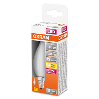 LED žiarovka E27 BA35 4W  40W 470lm 2700K Warm 300° Filament OSRAM SUPERSTAR Dimmable