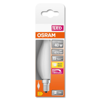 LED žiarovka E27 BA35 4W  40W 470lm 2700K Warm 300° Filament OSRAM SUPERSTAR Dimmable