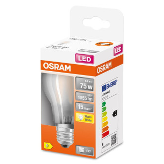 LED žiarovka E27 A60 8W  75W 1055lm 2700K Warm 320° Filament OSRAM STAR