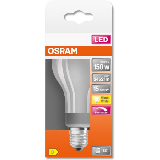 LED žiarovka E27 A60 18W  150W 2452lm 2700K Warm 330° Filament Stmievateľná OSRAM SUPER STAR