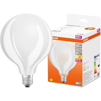 LED žiarovka E27 G95 11W  100W 1521lm 2700K Warm 300° Filament Dimmable OSRAM SUPER STAR