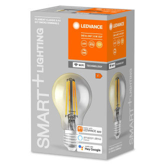 LED žiarovka E27 A60 6W  44W 2500K Warm 540lm 300° Filament LEDVANCE SMART+ WIFI Dimmable