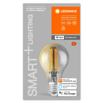 LED žiarovka E27 A60 6W  44W 2500K Warm 540lm 300° Filament LEDVANCE SMART+ WIFI Dimmable