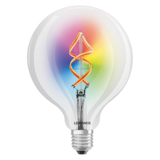 LED žiarovka E27 G125 4,5W  30W 2700K Warm RGB 300lm 300° Filament LEDVANCE SMART+ WIFI Dimmable