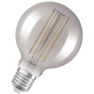 Dekoratívna LED žiarovka E27 G95 11W  42W 500lm 1800K Warm 320° Filament Dimmable OSRAM Vintage 1906