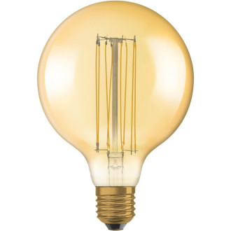 Dekoratívna LED žiarovka E27 G125 5,8W  40W 470lm 2200K Warm 320° Filament Dimmable OSRAM Vintage 1906