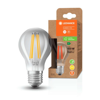 LED žiarovka E27 A60 7,2W  100W 1521lm 3000K Warm 300° Filament LEDVANCE Ultra Efficient